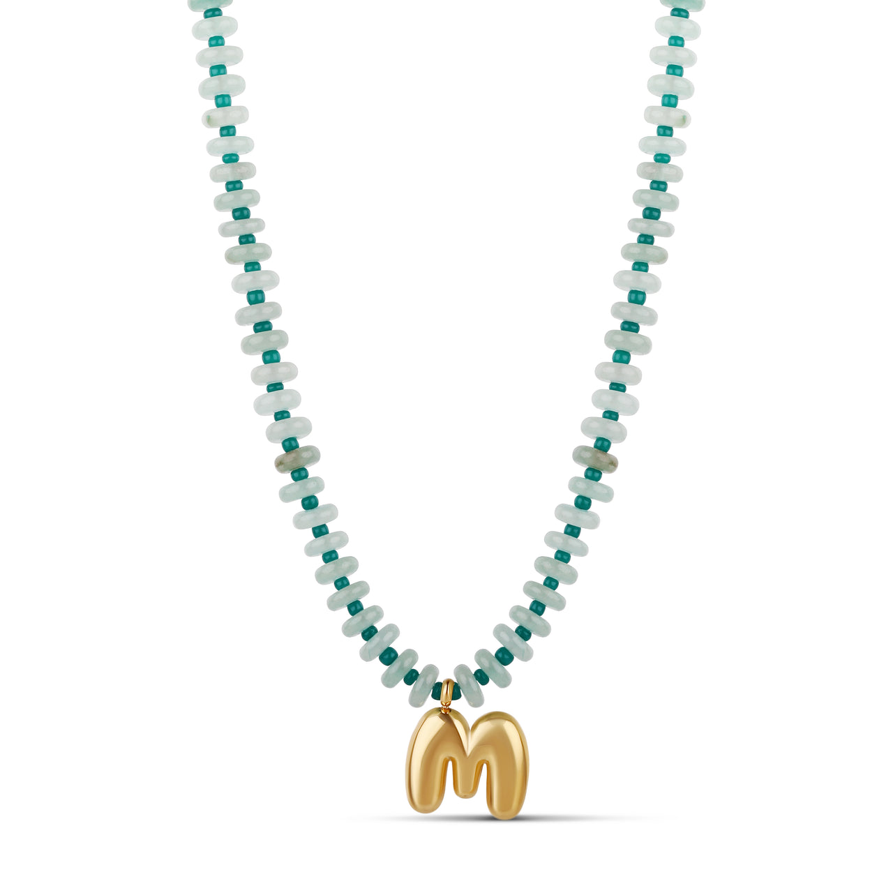 The Long Bubble Initial Necklace