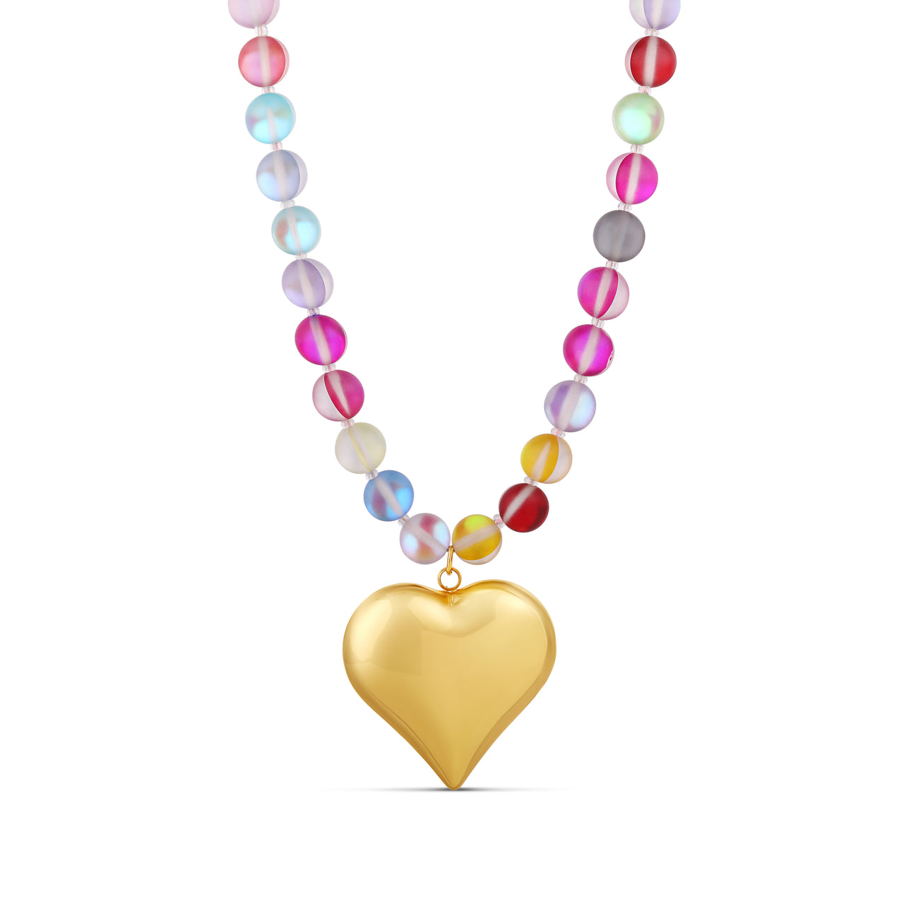 The Beaded Heart Necklace